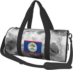 Belize-Flaggen-von-Ländern-Emblem – Reisegepäck-Seesack, Sport-Rollbare, Faltbare Reisetasche, Marmorierung von Oudrspo