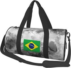 Brasilien-Flagge, Reisegepäck, Seesack, Sport, faltbar, faltbar, Marmorierung von Oudrspo