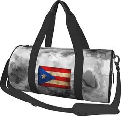 Flagge von Puerto Rico, Reisegepäck, Seesack, Sport, faltbar, faltbar, Marmorierung von Oudrspo