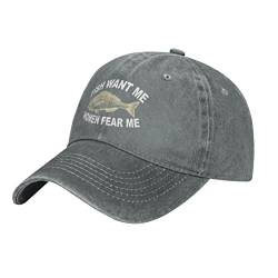 Hat Women Want Me Fishes Fear Me Hat Women Dad Hat Verstellbare Hüte von Oudrspo