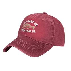 Hat Women Want Me Fishes Fear Me Hat Women Dad Hat Verstellbare Hüte von Oudrspo