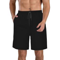 Oudrspo Herren Shorts Casual Classic Fit Draw String Summer Beach Shorts mit elastischer Taille und Taschen von Oudrspo