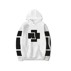 Oudrspo Sweatshirt for R-a-m-m-s-t-e-i-n Herren Casual Hoodie Leichtes Langarm Sport mit Kapuze -Sweatshirts mit Kapuzenpullover von Oudrspo