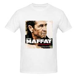 Peter German Maffay Herren Basic Kurzarm T-Shirt Athletic Running Gym Workout Kurzarm Baumwolle T-Shirts für Herren von Oudrspo