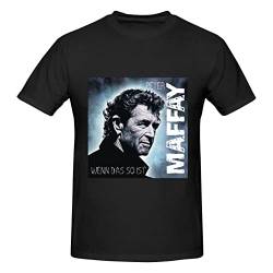 Peter German Maffay Herren Kurzarm T-Shirt Casual Tops Tee Classic Fit Basic Shirts Baumwolle von Oudrspo