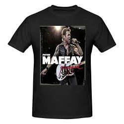 Peter T-Shirt Maffay Herren Kurzarm T-Shirt Cotton Crewneck T-Shirt Athletic Shirt von Oudrspo