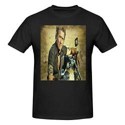 Peter T-Shirt Maffay Herren Kurzarm T-Shirt Cotton Crewneck T-Shirt Athletic Shirt von Oudrspo