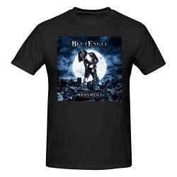 Shirt for Blut-Engel Herrenanpassungs-Kurzärmler-Crewneck-T-Shirt, klassisches Baumwoll-T-Shirt von Oudrspo