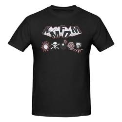 Shirt for KMFDM Herrenanpassungs-Kurzärmler-Crewneck-T-Shirt, klassisches Baumwoll-T-Shirt von Oudrspo