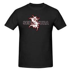 T-Shirt for Sepultura Herren Kurzarm T-Shirt Cotton Crewneck T-Shirt Athletic Shirt von Oudrspo