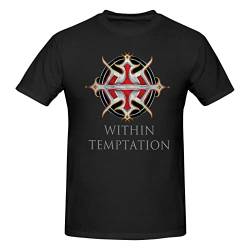 Within Shirt Temptation Herrenanpassungs-Kurzärmler-Crewneck-T-Shirt, klassisches Baumwoll-T-Shirt von Oudrspo