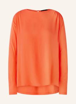 Oui Blusenshirt Im Materialmix orange von Oui