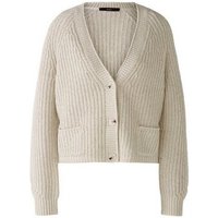 Oui Strickjacke Jacke/Jacket, lt camel white von Oui