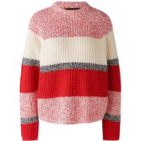 Oui Strickpullover Pullover Baumwollmischung von Oui