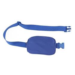 Damen-Hüfttasche, Verstellbar, Leicht, Damen-Gürteltasche, Nylon, mit Zwei Taschen, für Outdoor-Wandern, Einkaufen, Sport (Blau) von Oumefar
