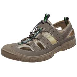 OutPro Damen Sandalen Waterproof Wandersandale Trekkingsandalen Männer Sommer Geschlossene Sandalen für Sports Strand von OutPro