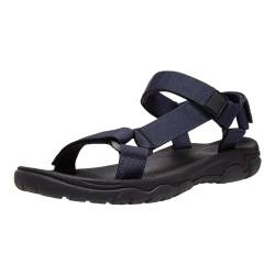 OutPro Herren Outdoor Sport Sandalen Klettverschluss Trekkingsandalen Wandersandalen Rutschfest Sommer, Blau, 40 von OutPro