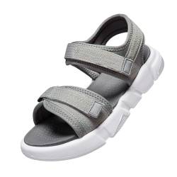 OutPro Sandalen Damen Verstellbare Wandersandalen Bequeme Frauen Sportsandalen Leichte EVA Klettverschluss Flache Schuhe für Sommer Lässige Strand Athletic Walking von OutPro