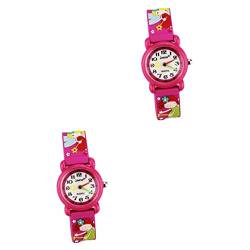 Outanaya 2St kinderuhren Armbanduhr Kinder watsch Uhr Kinder D-Design Watches Cartoon-Armbanduhr Kinder schauen zu Quarzuhr für Kinder Kinderuhr analog wasserdicht Anschauen Quarzuhren 3D von Outanaya