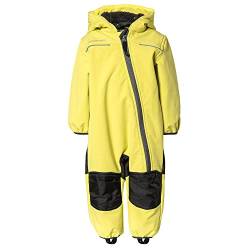 Outburst - Baby Kinder Jungen Softshell-Overall Schneeanzug gefüttert wasserdicht 10.000 mm Wassersäule atmungsaktiv Winddicht, Lime - 14411161 - Größe 86 von Outburst