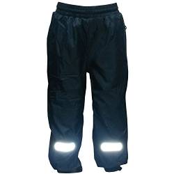 Outburst - Jungen Regenhose Matschhose Skihose Fleecefutter wasserundurchlässig, Dunkelblau, Größe 116 von Outburst