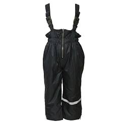 Outburst - Jungen Regenhose mit Latz und Fleece Wasserundurchlässig Matschhose, dunkelblau - 7485980, Größe 122 von Outburst