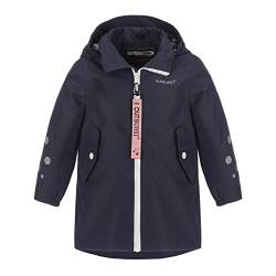 Outburst Kinder Funktionsjacke - Regenjacke Outdoorjacke Jacke Jungen Mädchen Reflektor-Aufdruck Wasserdicht in Marine Größe 116 von Outburst