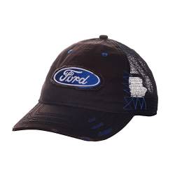 Ford Basecap Mütze, Stoff/Baumwolle, Ölfleck-Optik, mit Netz-Rückseite, dunkle Farbe von Outdoor Cap