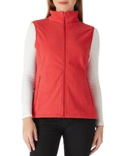 Outdoor Ventures Damen Fleece Weste Ultraleichte Polar Fleeceweste Dünne Outdoor Luafwesten für Frauen Ärmellos Jacke mit 4 Taschen Frühlings Herbst für Laufen Wandern Camping, Rot L von Outdoor Ventures