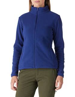 Outdoor Ventures Damen Fleecejacke mit Durchgehendem Reißverschluss Stehkragen Frauen Leichte Fleece Sweatjacke Antistatische Elektrizität Damenjacke für Laufen, Wandern und Freizeit Dunkelblau XS von Outdoor Ventures