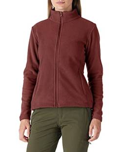 Outdoor Ventures Damen Fleecejacke mit Durchgehendem Reißverschluss Stehkragen Frauen Leichte Fleece Sweatjacke Antistatische Elektrizität Damenjacke für Laufen, Wandern und Freizeit Karamell S von Outdoor Ventures