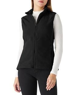 Outdoor Ventures Fleece Weste für Damen,Weich Ärmellos Jacke mit Reißverschlusstaschen, Sport Laufweste Frühling Herbst Fleeceweste Frauen Schwarz L/42 von Outdoor Ventures