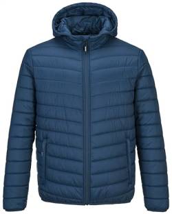 Outdoor Ventures Leichte Steppjacke Herren Übergangsjacke Packbare Puffer Jacke Winterjacke für Männer Zum Ski Wandern Reisen Navy Blau S von Outdoor Ventures