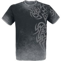 Outer Vision T-Shirt - Broken Symbol - M bis 4XL - für Männer - Größe 3XL - schwarz von Outer Vision