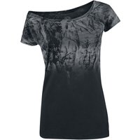 Outer Vision T-Shirt - Marylin Spatolato - M bis 4XL - für Damen - Größe XXL - schwarz/grau von Outer Vision