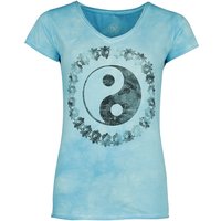 Outer Vision T-Shirt - Sasha - S bis 4XL - für Damen - Größe L - blau von Outer Vision