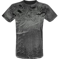 Outer Vision T-Shirt - Thunderstorm - S bis 3XL - für Männer - Größe M - grau von Outer Vision