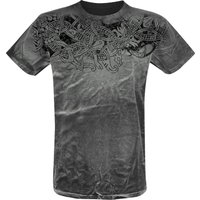 Outer Vision T-Shirt - Thunderstorm - S bis 3XL - für Männer - Größe XXL - grau von Outer Vision