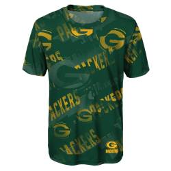 Kinder NFL Dri-Tek Shirt - NOISE Green Bay Packers von Outerstuff