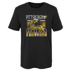 Kinder NHL Shirt - HELMET HEAD Pittsburgh Penguins von Outerstuff