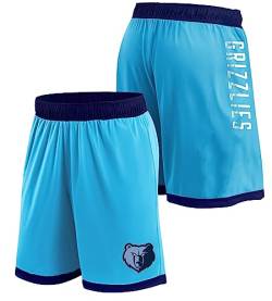 NBA Youth 8-20 Offizielle Trouble on The Court Performance Shorts, Memphis Grizzlies, 14-16 von Outerstuff