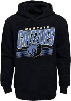 NBA Youth 8–20 Team Color Game Time Primary Logo Pullover Fleece Sweatshirt Hoodie, Memphis Grizzlies Schwarz, 8 von Outerstuff