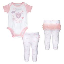 NFL Baby Mädchen Body Leggings Set Las Vegas Raiders von Outerstuff