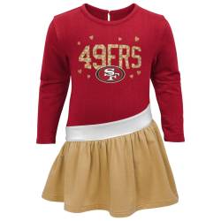 NFL Mädchen Tunika Jersey Kleid - San Francisco 49ers von Outerstuff