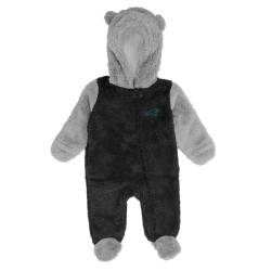 NFL Teddy Fleece Baby Overall - Carolina Panthers von Outerstuff