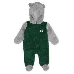 NFL Teddy Fleece Baby Overall - Green Bay Packers von Outerstuff