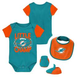 Outerstuff Baby Bib & Bootie Set Miami Dolphins von Outerstuff