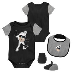 Outerstuff Baby Mascot Bootie Set Las Vegas Raiders von Outerstuff