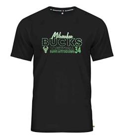 Outerstuff - NBA Milwaukee Bucks Name and Number Graphic Giannis Antetokounmpo T-Shirt Farbe Schwarz, Größe XL von Outerstuff