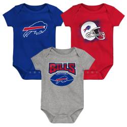 Outerstuff NFL Baby 3er Body-Set Buffalo Bills von Outerstuff